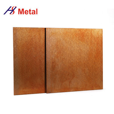 Tungsten Copper Sheet Tungsten Copper Alloy Plate Vacuum Furnace Alloy Refractory Metal